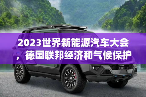 2023世界新能源汽车大会，德国联邦经济和气候保护部产业政策司司长Bernhard KLUTTIG的视角,2023世界新能源汽车大会 | 德国联邦经济和气候保护部产业政策司司长Bernhard KLUTTIG