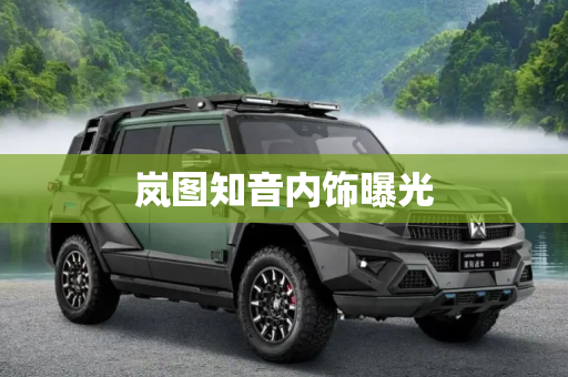 岚图知音内饰曝光
