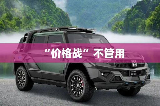 “价格战”不管用