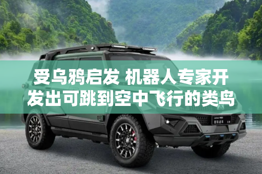受乌鸦启发 机器人专家开发出可跳到空中飞行的类鸟机器人