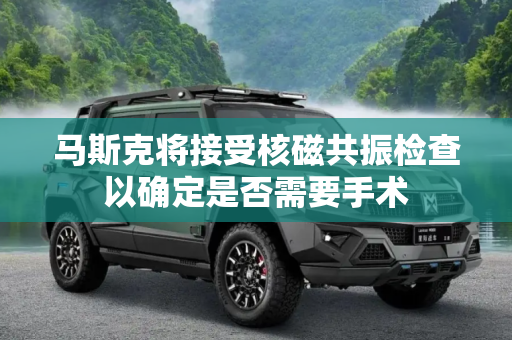 马斯克将接受核磁共振检查以确定是否需要手术