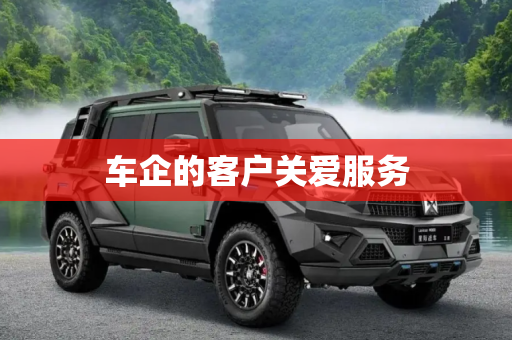 车企的客户关爱服务