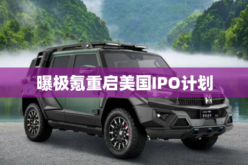 曝极氪重启美国IPO计划