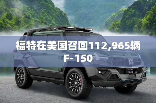 福特在美国召回112,965辆F-150