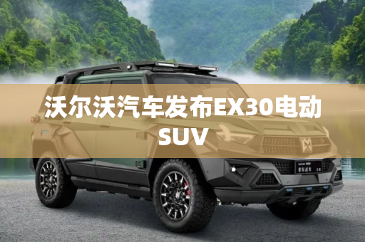 沃尔沃汽车发布EX30电动SUV