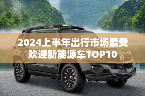 2024上半年出行市场最受欢迎新能源车TOP10