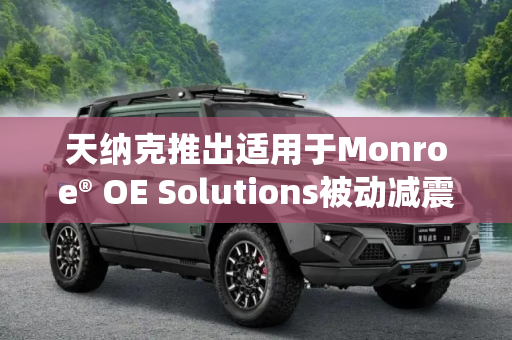天纳克推出适用于Monroe® OE Solutions被动减震器的先进液压回弹停止系统