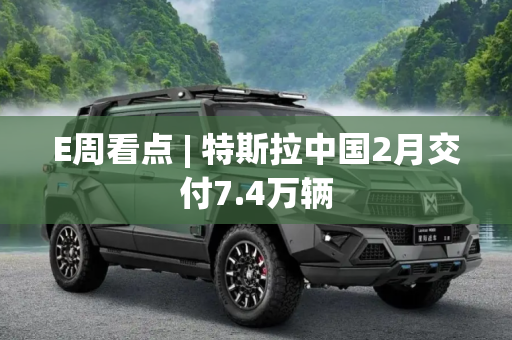 E周看点 | 特斯拉中国2月交付7.4万辆