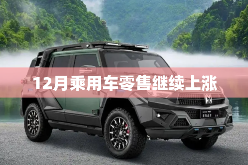 12月乘用车零售继续上涨
