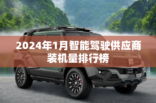 2024年1月智能驾驶供应商装机量排行榜