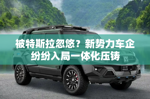 被特斯拉忽悠？新势力车企纷纷入局一体化压铸