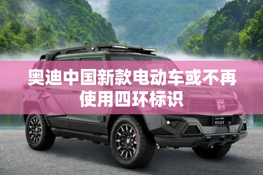 奥迪中国新款电动车或不再使用四环标识