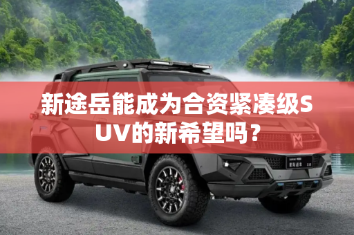 新途岳能成为合资紧凑级SUV的新希望吗？