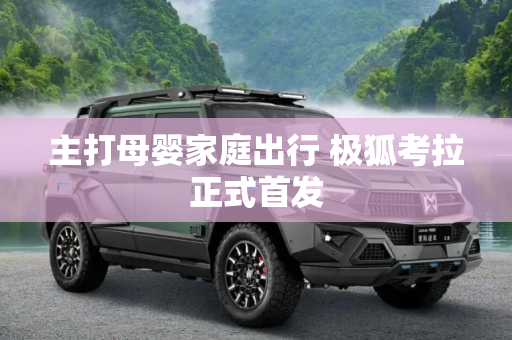 主打母婴家庭出行 极狐考拉正式首发