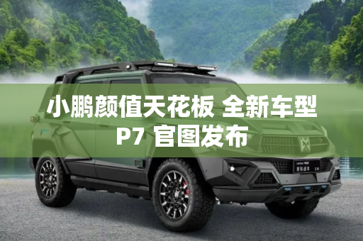 小鹏颜值天花板 全新车型P7 官图发布