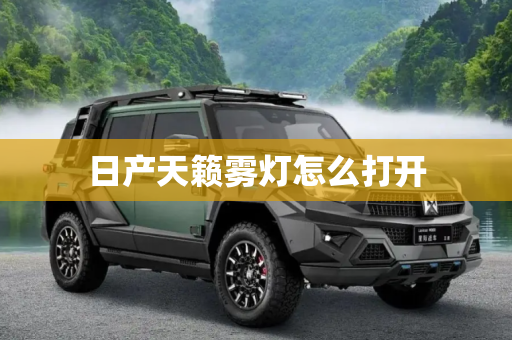 日产天籁雾灯怎么打开