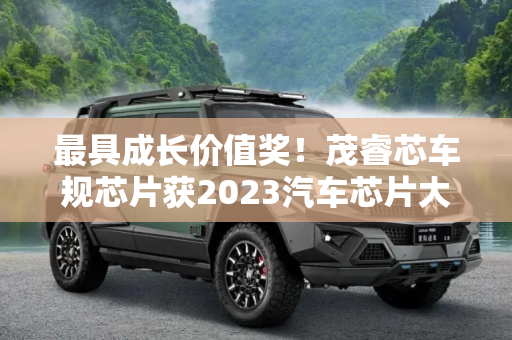 最具成长价值奖！茂睿芯车规芯片获2023汽车芯片大赛认可！