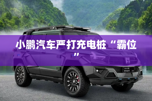 小鹏汽车严打充电桩“霸位”