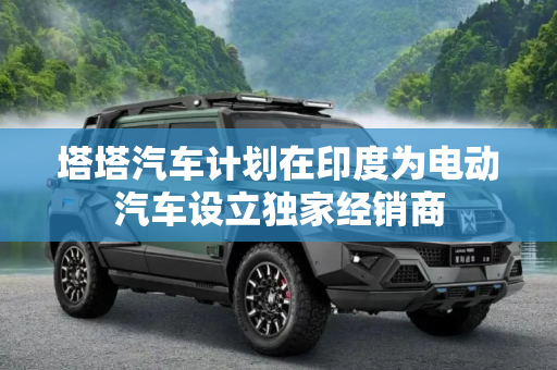 塔塔汽车计划在印度为电动汽车设立独家经销商