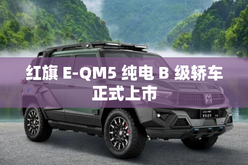 红旗 E-QM5 纯电 B 级轿车正式上市