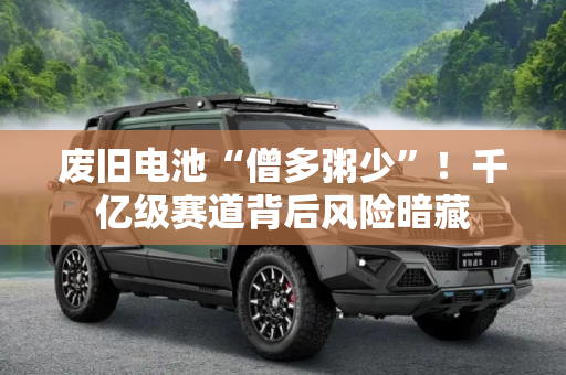 废旧电池“僧多粥少”！千亿级赛道背后风险暗藏