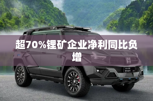超70%锂矿企业净利同比负增